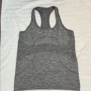 Gray Women's Racerback Tank Top